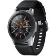 Samsung Galaxy Watch 46 mm argent montre intelligente avec bande silicone affichage 1.3" 4 Go Wi-Fi, NFC, Bluetooth 63 g-0