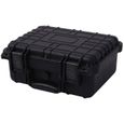 vidaXL Boîte de protection pour équipement 35 x 29,5 x 15 cm noir 142168-0