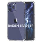 RAIDEN TRADE FR Coque iPhone 12 / 12 Pro , 6.1 Pouces, Etui Transparent Silicone TPU Souple, Bumper Housse de Protection