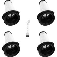 4 filtres pour aspirateurs Rowenta RH6545, RH6543, RH6545wh, RH65xx Air Force Light