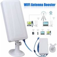 Répéteur WiFi Extérieur Sans Fil, Extension Longue Portée, Antenne Wlan pour Booster 5m