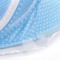 Akozon Tente infantile Tente de berceau anti-insectes pliable portable moustiquaire avec oreiller de matelas pour bébé bébé bleu