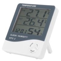 Fdit Hygromètre à thermomètre d'intérieur Hygromètre à Thermomètre Jauge d'Humidité de Température Extérieure Intérieure