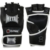 Gants de MMA cuir Metal Boxe courage - noir - L