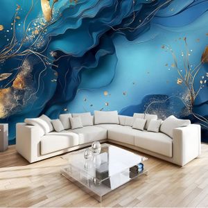 Papier Peint 3D Autocollant – Effet Marbre N347 – Amovible, Coloré, Déco Murale