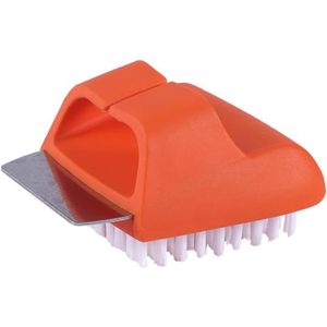 USTENSILE Brosse De Nettoyage 2 En 1 Brosse Grattoir Pour Gril Brosse Pour Outils De Barbecue Brosse À Gril Et Grattoir Excellent Outil[J738]