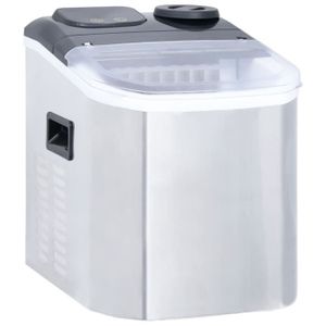 Klarstein Metropolitan Machine A Glacons 12 Kg 24 H 3 Tailles De Cubes De Glace Reservoir 2 15l Ecran Lcd Numerique Argent Achat Vente Machine A Glacons Cdiscount