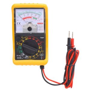 Voltmètre Analogique SO-45 - AC 0-300V - Cadran Noir - Pour Tableau électrique Ou DIY