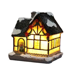 VILLAGE - MANÈGE KEENSO Décoration de Noël Maison Lumineuse LED Village de Noël