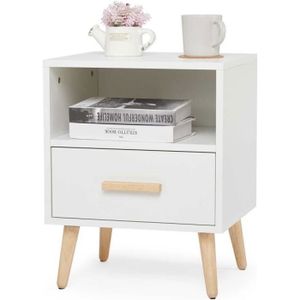 chevet 1 tiroir 1 niche cdiscount