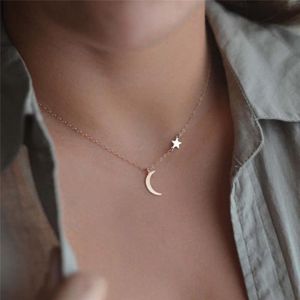 collier lune étoiles collier lune étoiles