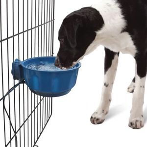 Abreuvoir à boules pour animaux de compagnie Abreuvoir pour chien suspendu  Cage suspendue Tasse d'eau