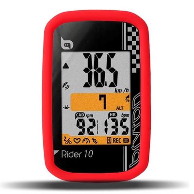 Compteur velo Etui en Silicone pour ordinateur de velo et protection d ecran pour Bryton Rider 10 qualite GPS 1pc Red With Film Cdiscount Sport