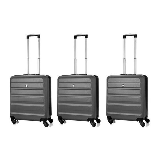 Valise Cabine Rigide 4 Roues 56x45x25 Cm - Léger, ABS, Conforme EasyJet, Marque FLYMAX