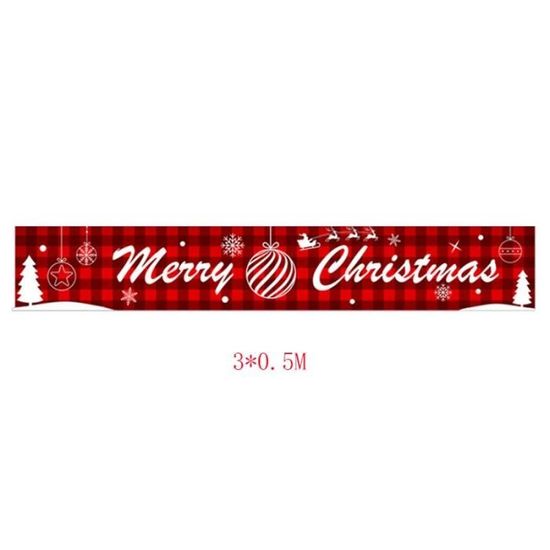 Banderole Joyeux Noël 3 X 0,5M Bannière Alphabet Heureux Guirlande Fête