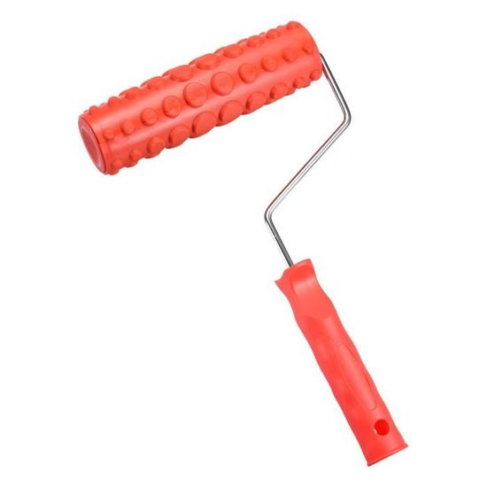 Rouleau Mousse Peinture, Pinceau à Rouleau à Peinture à Motif Gaufré Avec Poignée Outil De