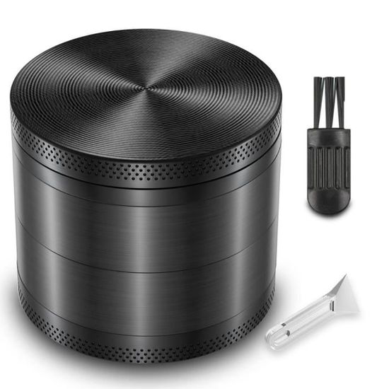 Kinsteck 2.4" Broyeur D'herbes Moulin à épices En Aluminium 4 Pièces