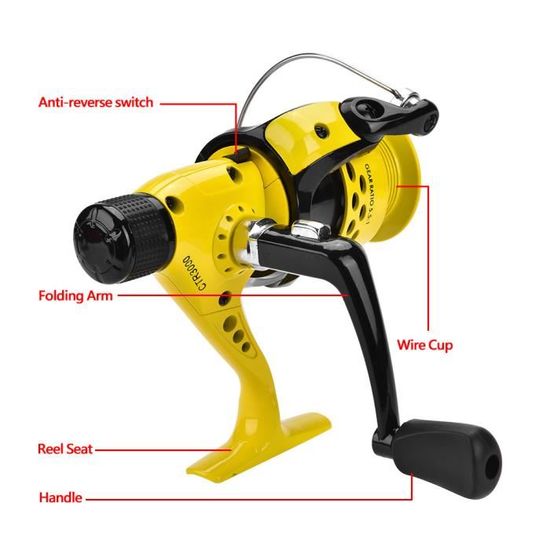 Moulinet De Pêche 3000 – 10+1 Roulements, Léger Et Puissant