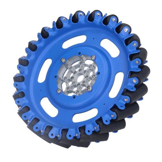 Roues Mecanum 60mm - 2 Paires Pour Robot Et Voiture Intelligente - Mouvement Omnidirectionnel - Compatible Moteurs TT