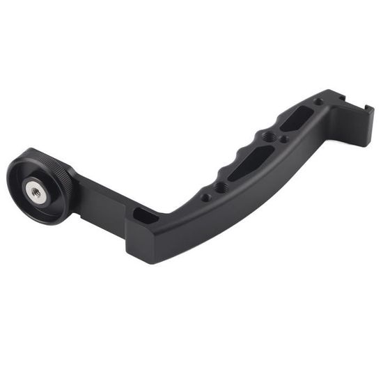 Poignée Moto Support Barre D'Équilibre En Alliage D'Aluminium - Compatible Guidon 22mm, Noir, Accessoire Résistant Et Ajustable