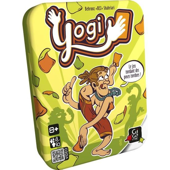 Jeu d'ambiance - GIGAMIC - Yogi - Pour enfants à partir de 8 ans - Cartes tout-terrain - 3 joueurs ou plus