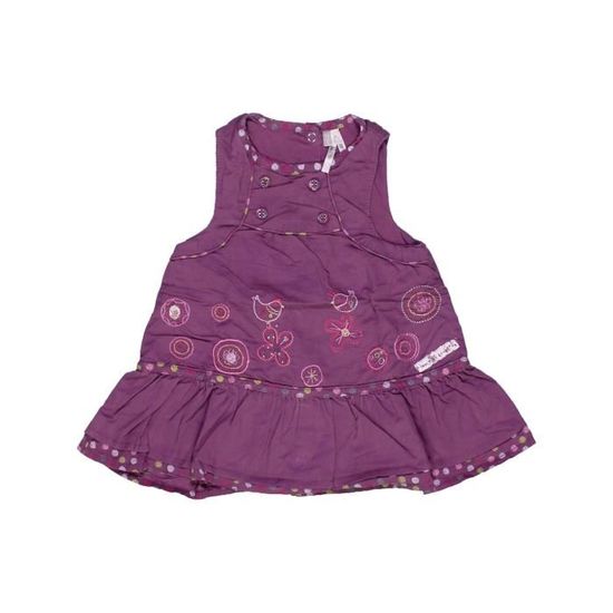 Robe Bebe Fille Orchestra 12 Mois Violet Ete Violet Cdiscount Pret A Porter