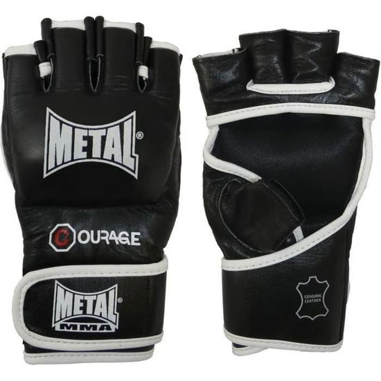 Guanti Da Boxe In Pelle Heracles Di METAL BOXE | Per Allenamento | Unisex Adulto | Con Chiusura A Strappo