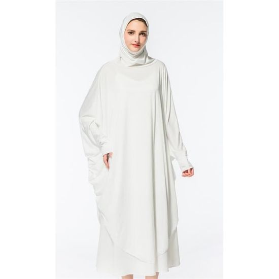 Robe De Prière Enfant Fille Avec Hijab - Tenue Musulmane 2 Pièces | Pour Ramadan, Aïd, Cérémonie | Taille 3 à 12 Ans