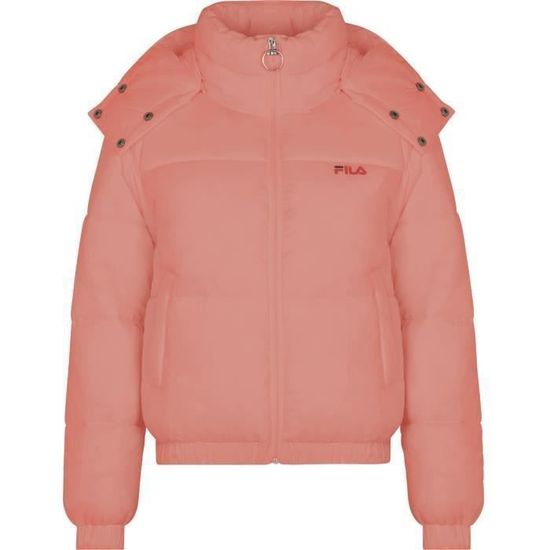 Doudoune crop top femme Fila Bender tea rose M Tea rose Cdiscount Sport