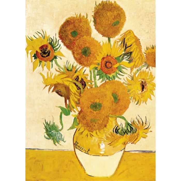 Les Tournesols Van Gogh Cycle 2 Vincent Van Gogh Papier Peint Photo/Poster - Quatorze Tournesols Dans