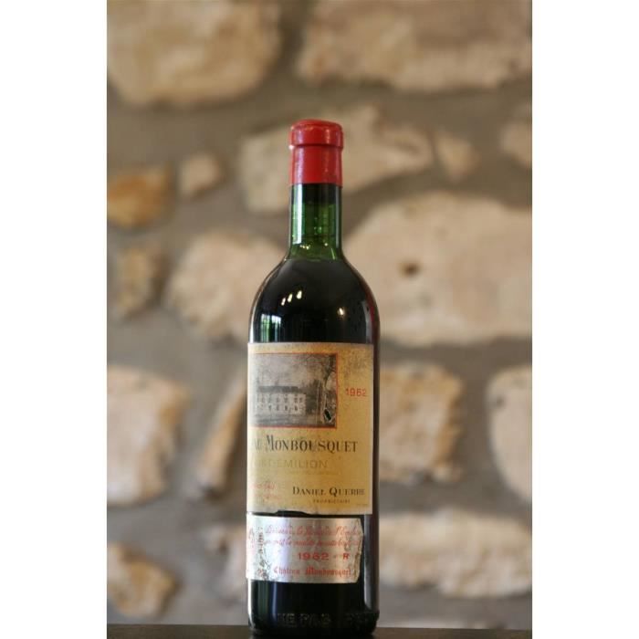 Vin rouge, St Emilion grand Cru, Château Monbousquet 1962 Rouge