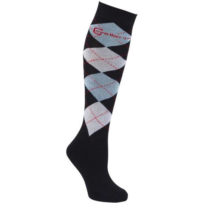 COVALLIERO Chaussettes d'équitation Brescia - Bleu nuit