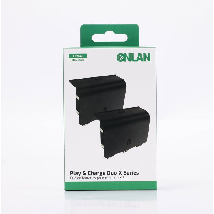 Kit Play & Charge pour 2 manettes ONLAN Xbox Series