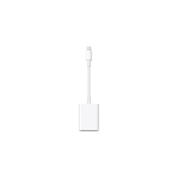 Apple Adaptateur Lightning vers lecteur de carte SD