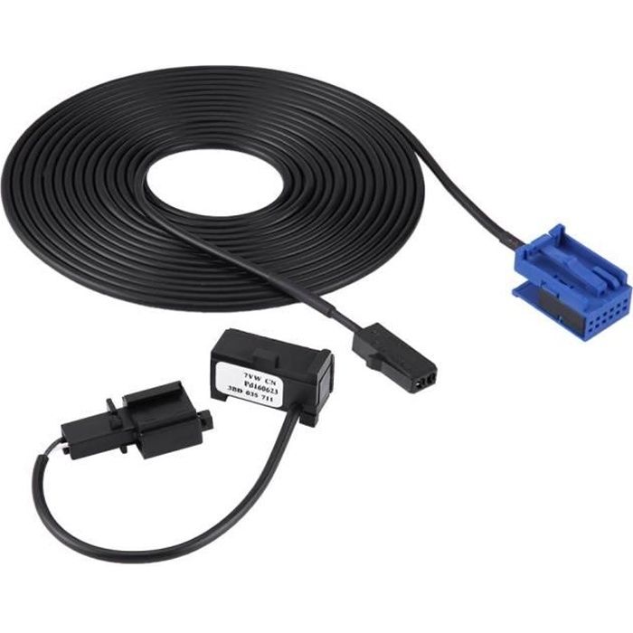 Bluetooth Microphone Faisceau Câble Kit pour 307 308 C4 C3 C5 RD45 Lecteur CD Peugeot