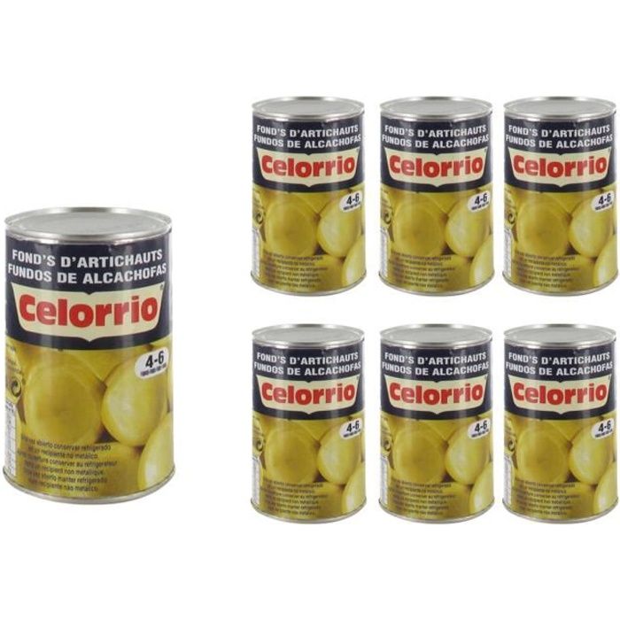 [Lot de 7] Fonds d'artichauts - 210g par boite