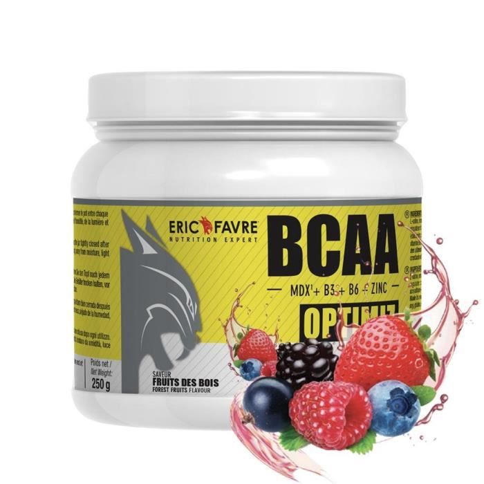 Eric Favre - BCAA Optimiz - Acides aminés essentiels - Bcaa & Acides Amines - Fruits des bois
