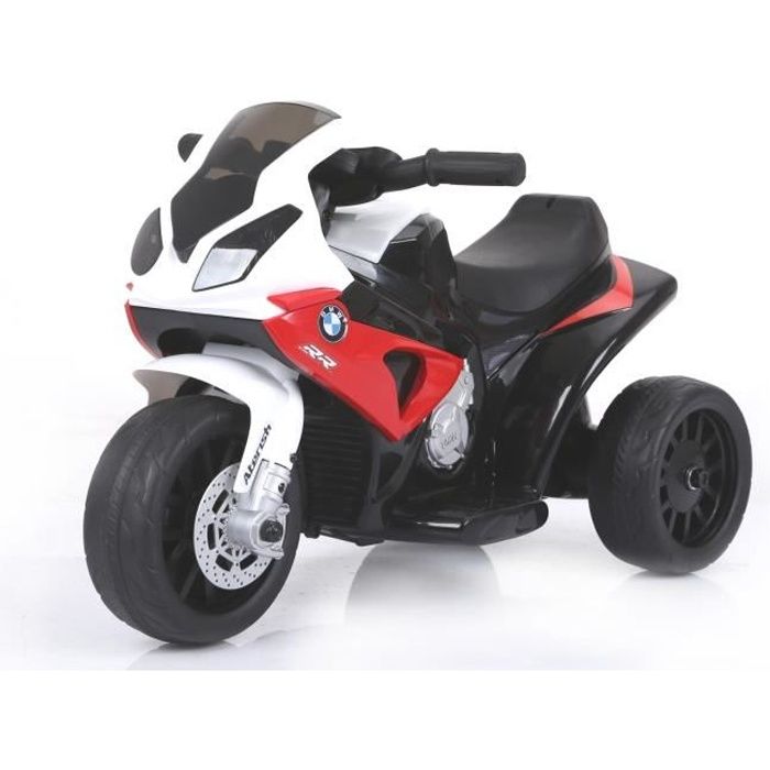 BMW S 1000 RR Tricycle électrique pour enfants, Moto à piles, 3 roues, sous licence, 1x moteur, batterie 6V