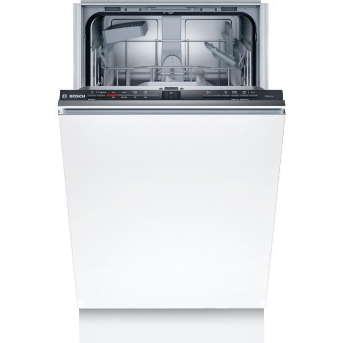 Lave-vaisselle tout intégrable BOSCH SRV2IKX10E Série 2 - 9 couverts - L 45 cm - Moteur induction - 48 dB