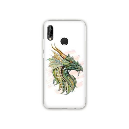 Coque Huawei P Smart PLUS Animaux Ethniques taille unique Dragon Color B