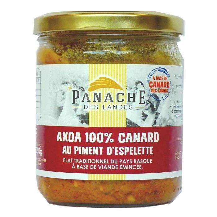 PANACHE DES LANDES Axoa de Canard au Piment d'Espelette 350 g