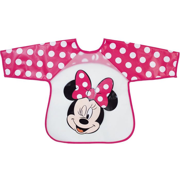 DISNEY Minnie Bavoir Tablier - 37 x 42 cm Rose