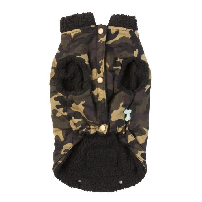 FUZZYARD Manteau G.I Dog Denim - 26-29 cm - Pour chien