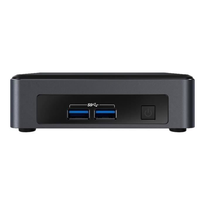 Intel Next Unit of Computing Kit NUC7I3DNKTC Barebone mini PC 1 x Core i3 7100U - 2.4 GHz RAM 4 Go SSD 128 Go HD Graphics 6218