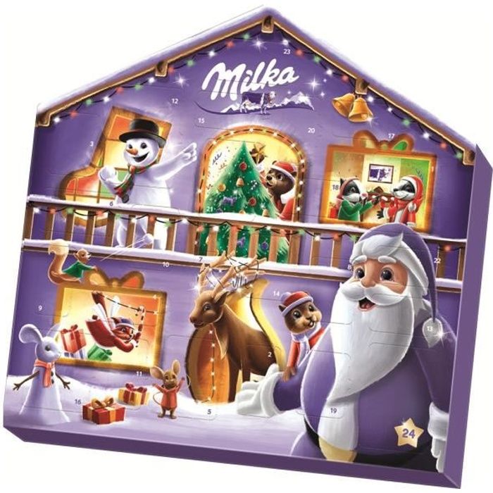 Calendrier de l'avent Noël MILKA