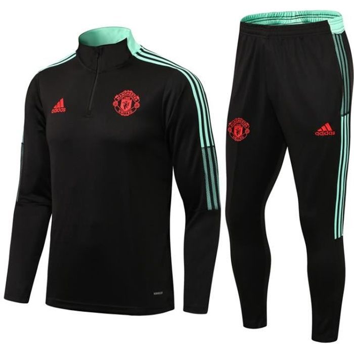 Nouveau Manchesters Uniteds Survêtement Maillot de Foot Survet Kit 2021 2022 Pas Cher pour Homme
