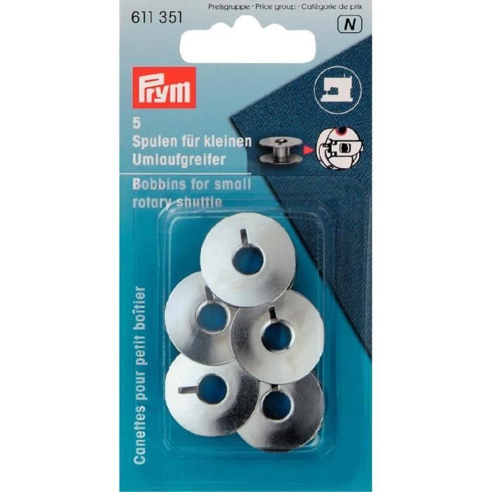 PRYM Canettes pour Boitier 21,2 mm Acier Argenté