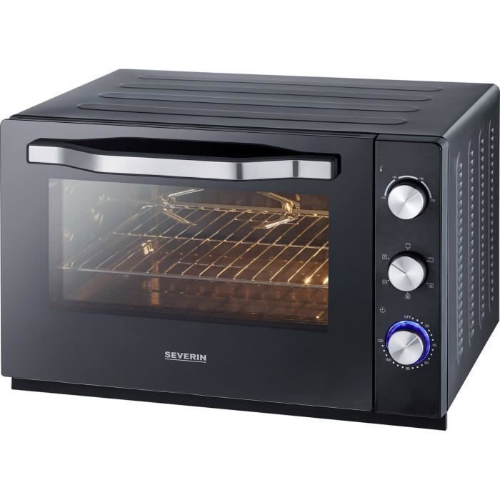Severin - Four Chaleur Tournante 60L 2200W Noir - To2066
