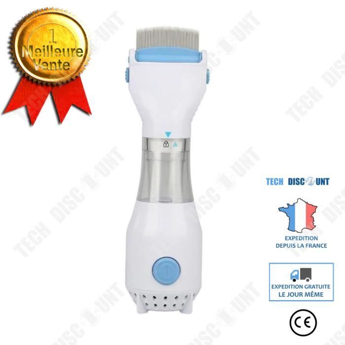 TD® Peigne anti-puces électrique pour chat et chien pour animaux de compagnie Peigne contre les poux de tête EU 220 V - TAM