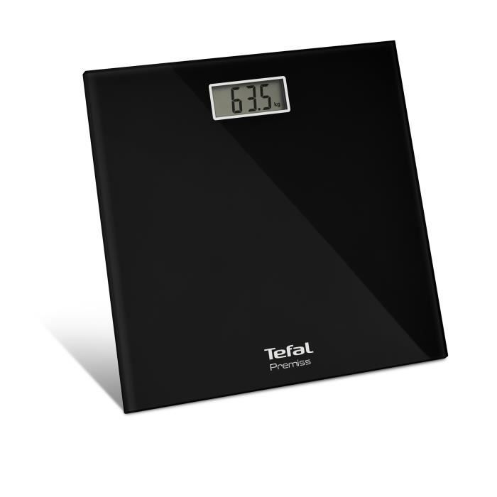Tefal PP1060, Pèse-personne électronique, 150 kg, 100 g, kg, lb, ST, Carré, Noir